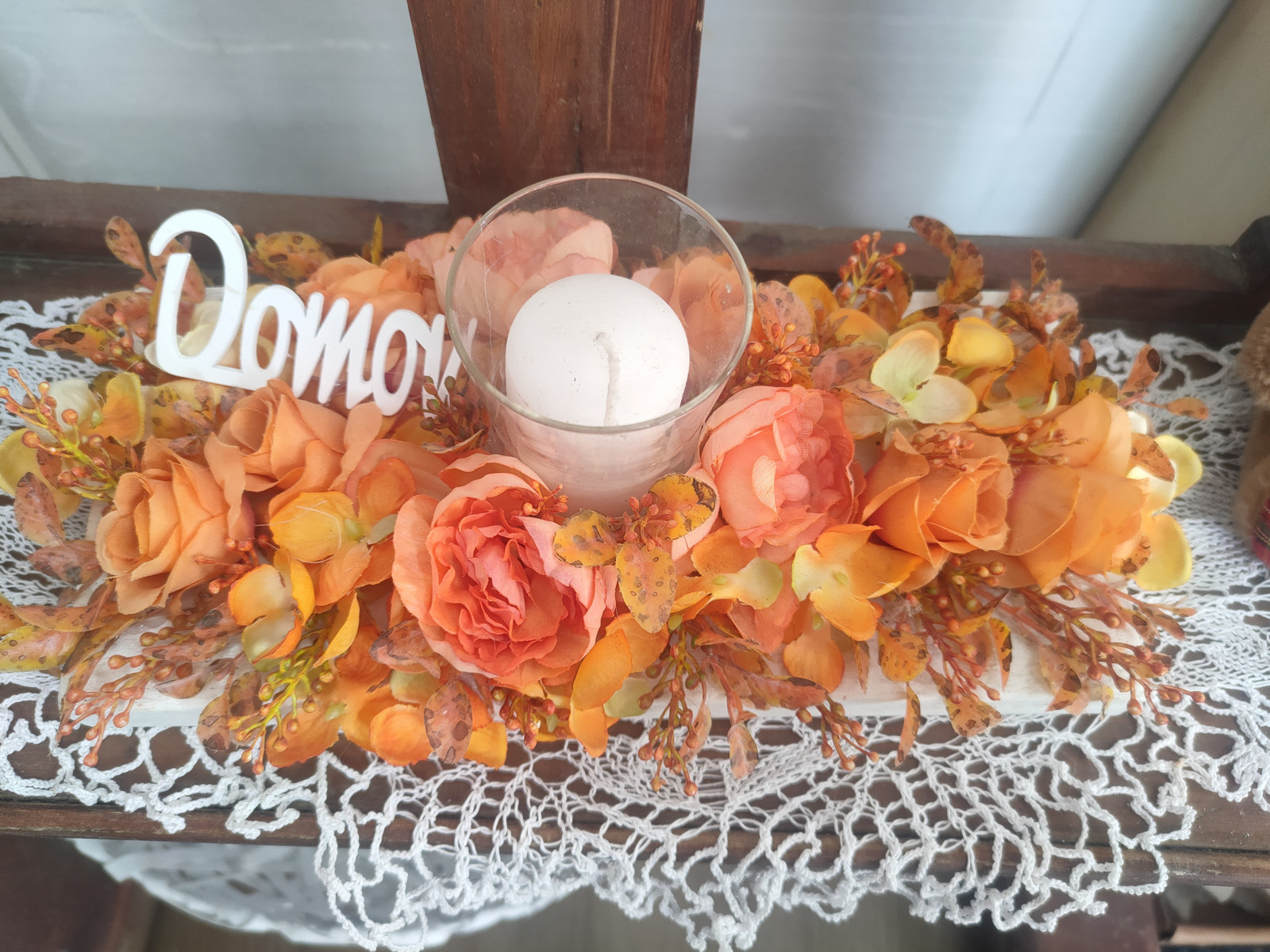 Podzimní svícen „Domov“